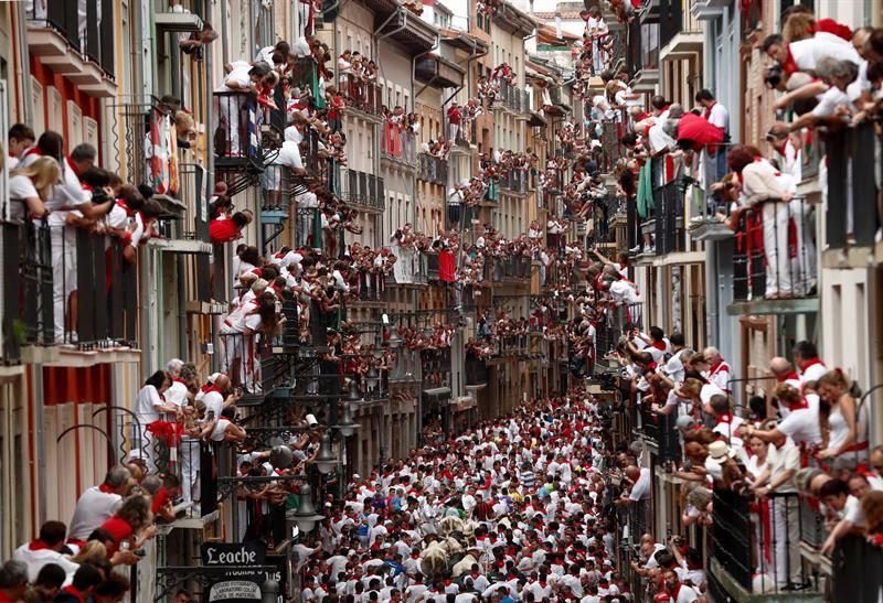 Primer encierro de los Sanfermines 2019