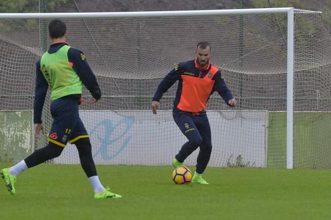 Entrenamiento de la UD Las Palmas en Barranco Seco