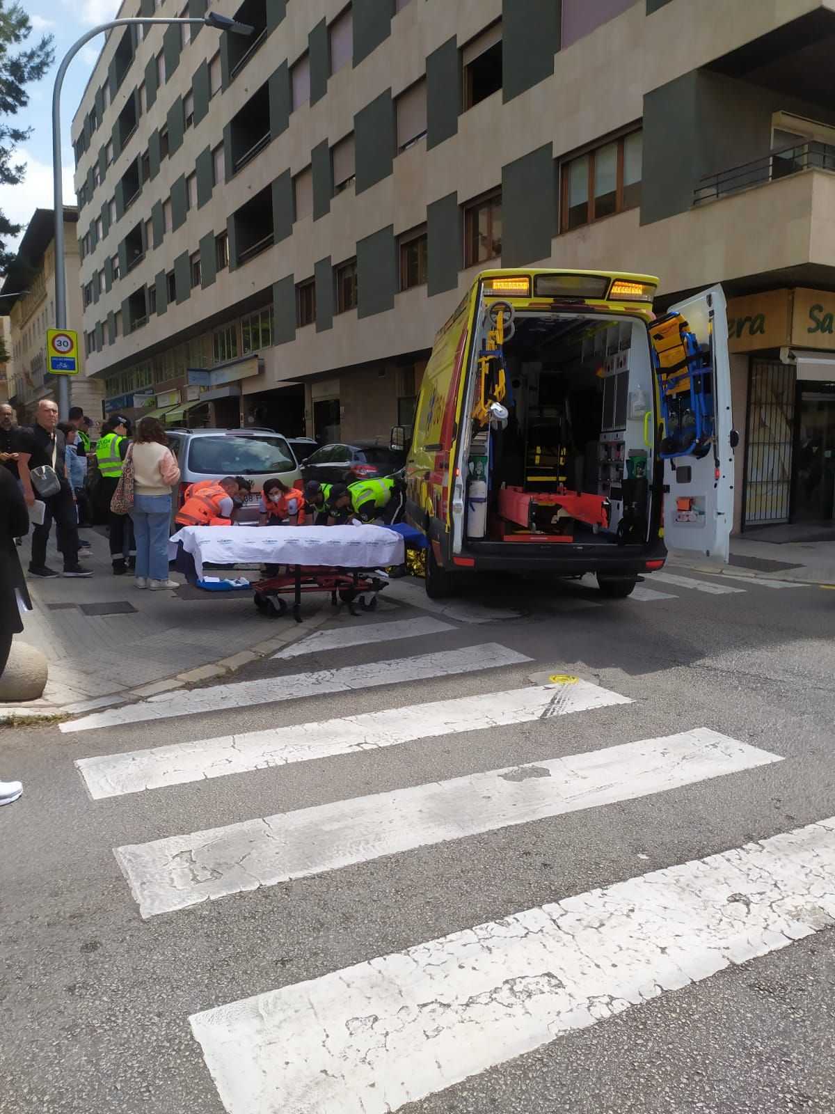 Un anciano, herido grave al ser atropellado en Palma