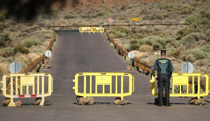 Visita del presidente de China al Teide.