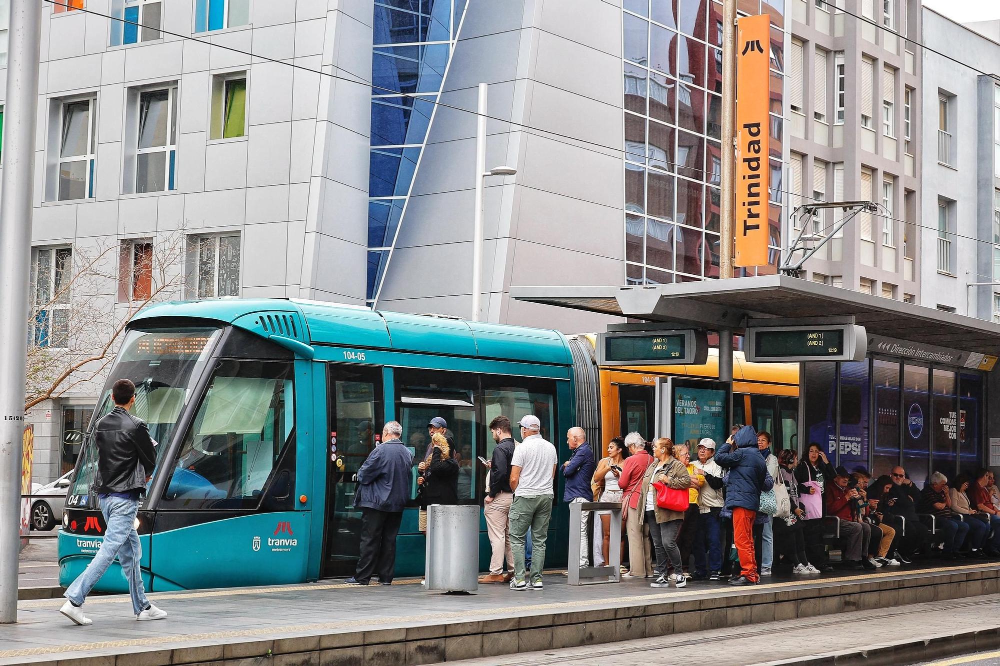 Paralización del servicio del tranvía de Tenerife