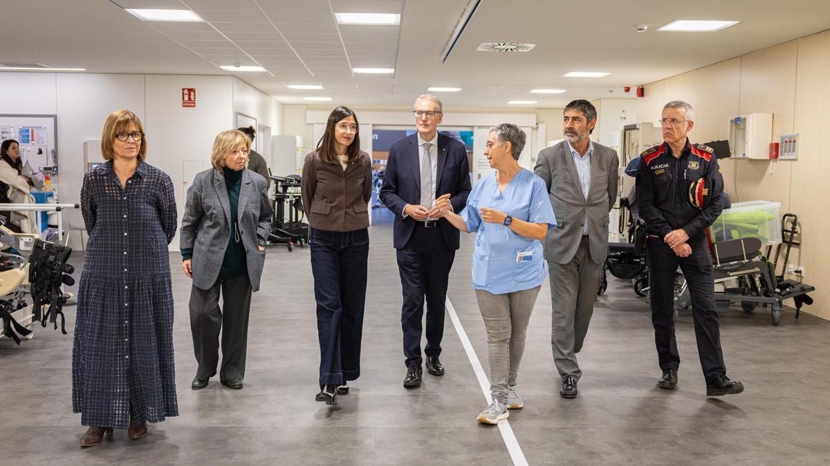 La consellera de Interior y Seguridad Pública, Núria Parlon, en la presentación del Calendario Solidario 2026 de los Mossos d'Esquadra