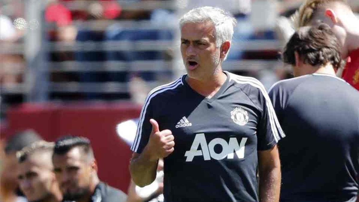 Jose Mourinho, entrenador del Manchester United