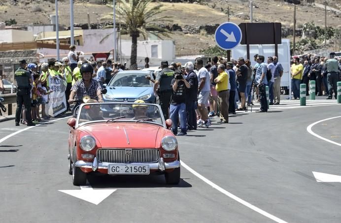 LAS PALMAS DE GRAN CANARIA A 03/07/2017 Apertura al tráfico del último tramo de la primera fase de la carretera de la Aldea. FOTO: J.PÉREZ CURBELO