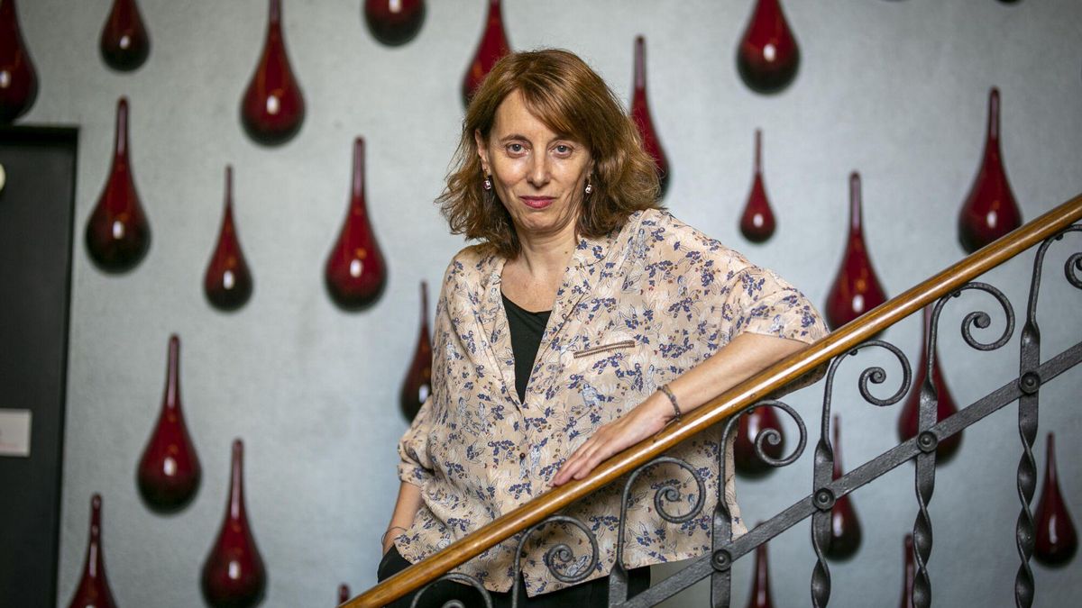 Victoria Szpunberg, dramaturga y directora de teatro, retratada en el Lliure de Gràcia.