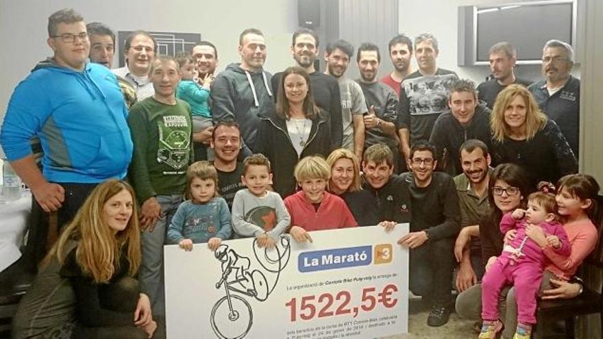 La segona cursa Corriols Bike de Puig-reig recapta 1.500 euros per a La Marató