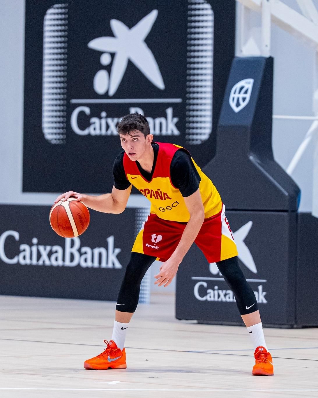 Primer entrenamiento con España de los jugadores del Valencia Basket