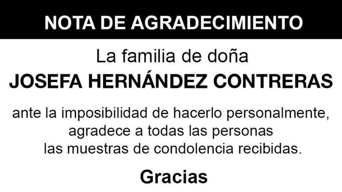 Nota Josefa Hernández Contreras
