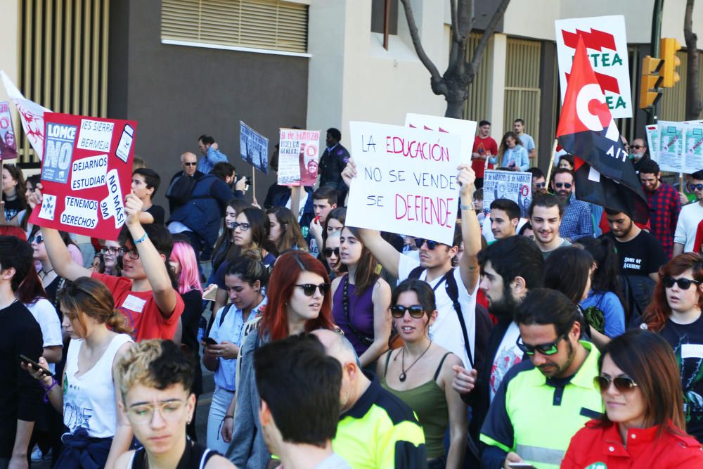 Huelga educativa en Secundaria en Málaga