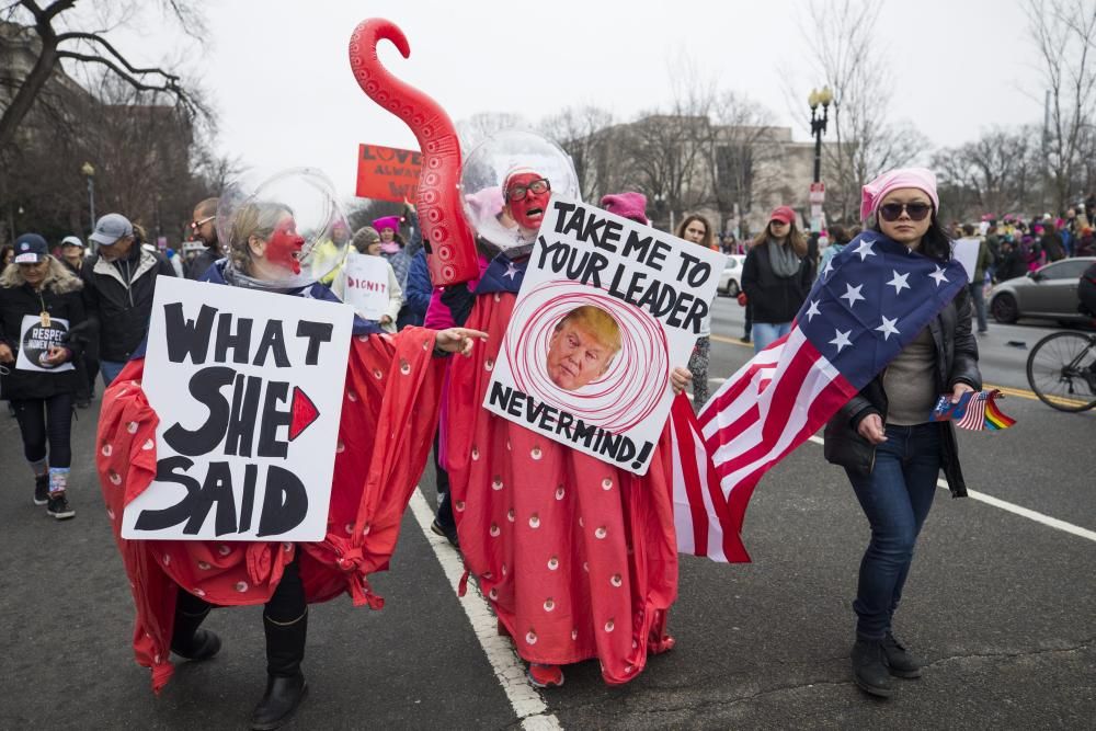 ''Marcha de las Mujeres'' contra Trump en Washington