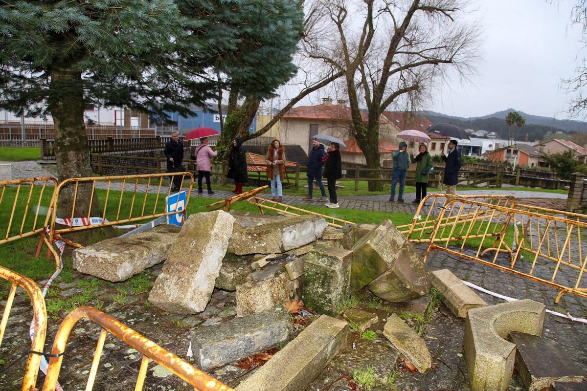 Visita efectuada por miembros del Partido Popular a Trabanca Badiña.