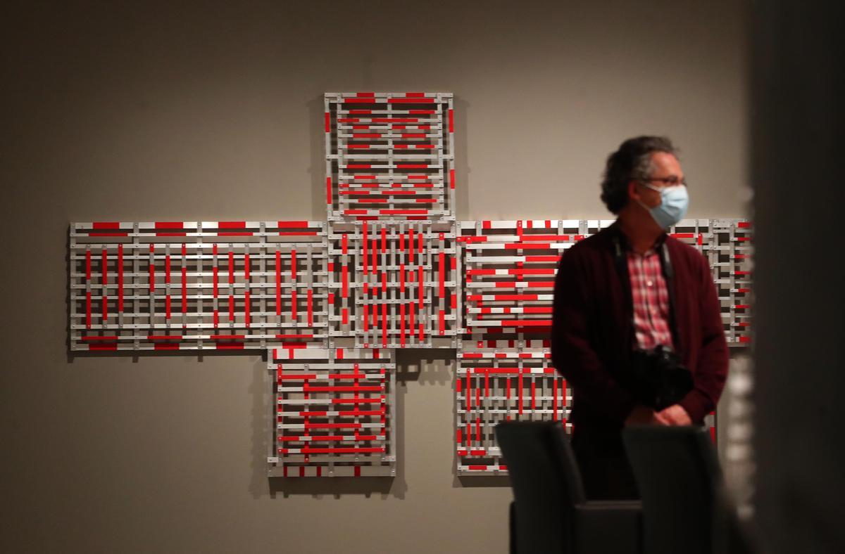 José Sanleón en la Fundación Bancaja.