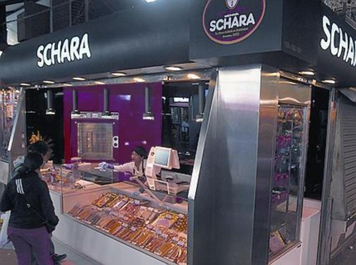 Schara, a la Boqueria, dilluns passat. Schara, a la Boqueria, dilluns passat.