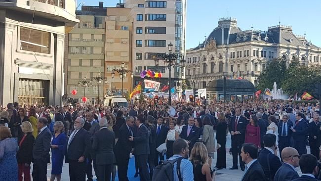 Alfombra azul de los premios "Princesa de Asturias" 2017