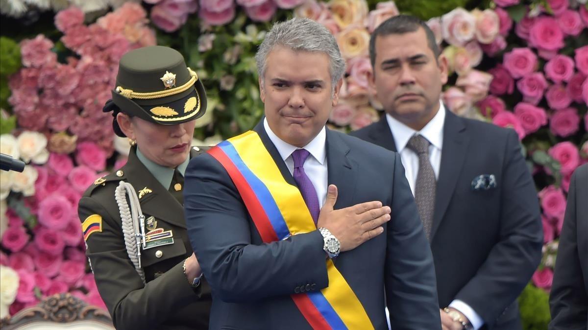 zentauroepp44578168 colombia s new president ivan duque gestures after receiving180807230132