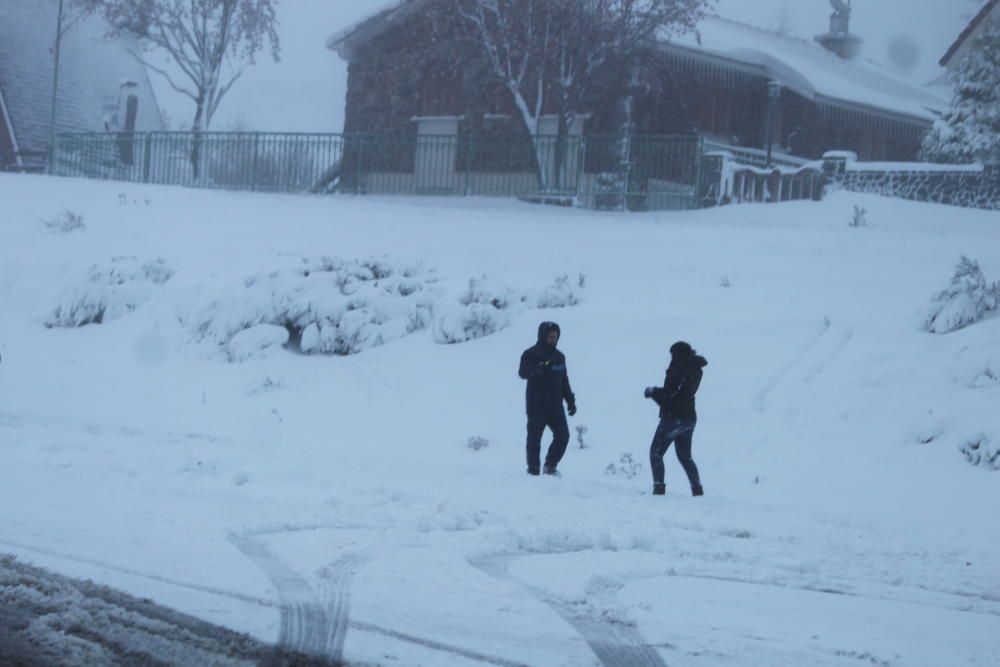 Ola de frío y nieve en Asturias