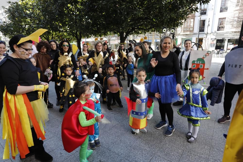 Desfile infantil en el Carnaval de Gijón