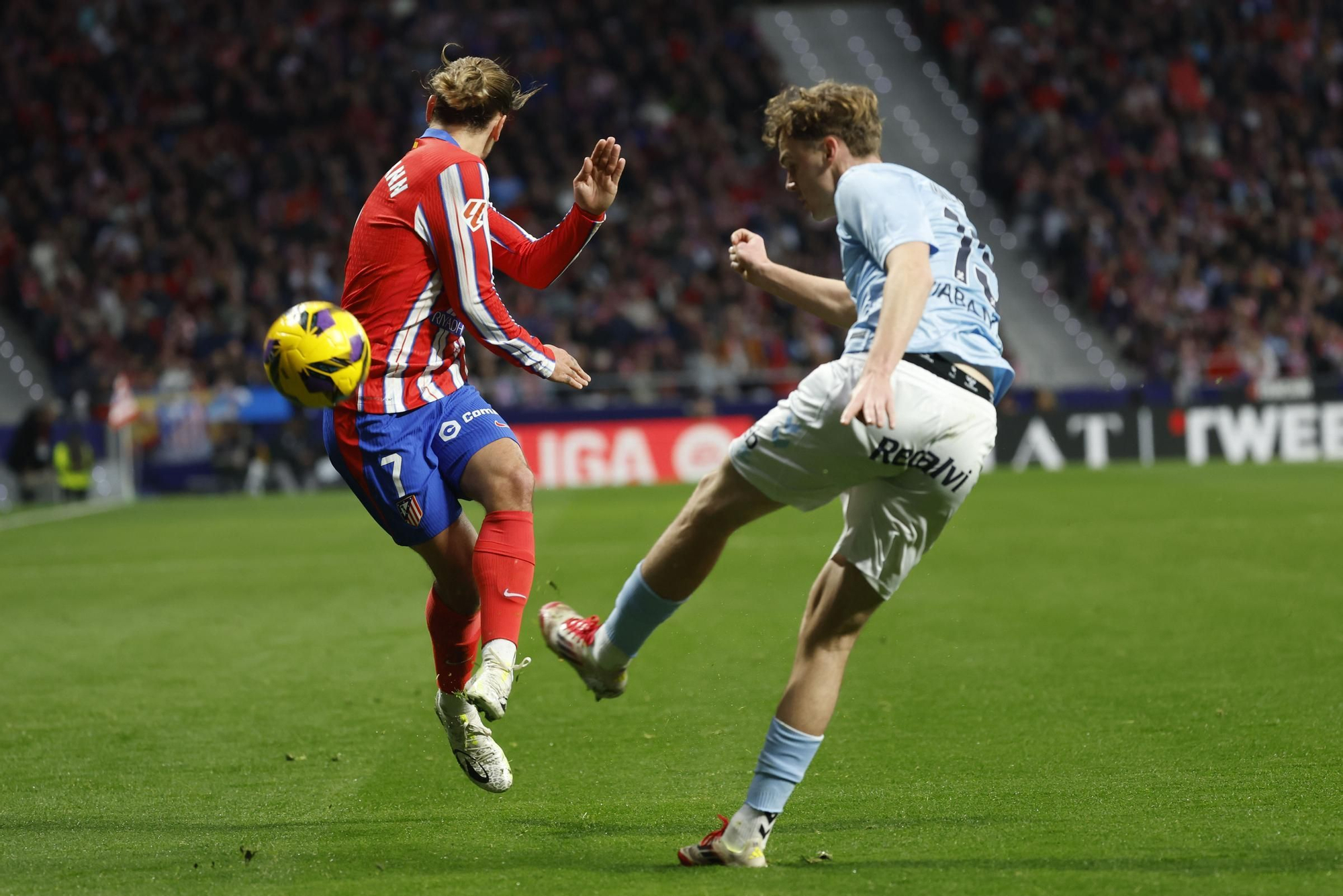 Griezmann iguala a Navas como el décimo jugador con más partidos en Primera División
