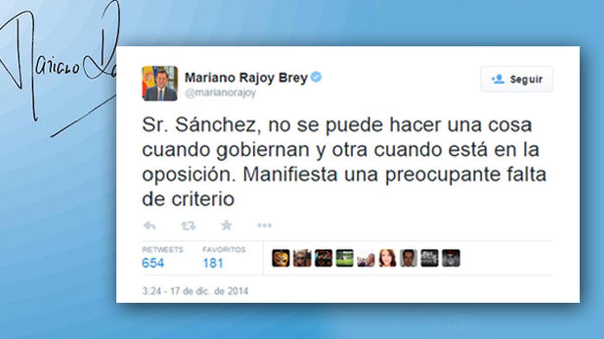 Rajoy en Twitter