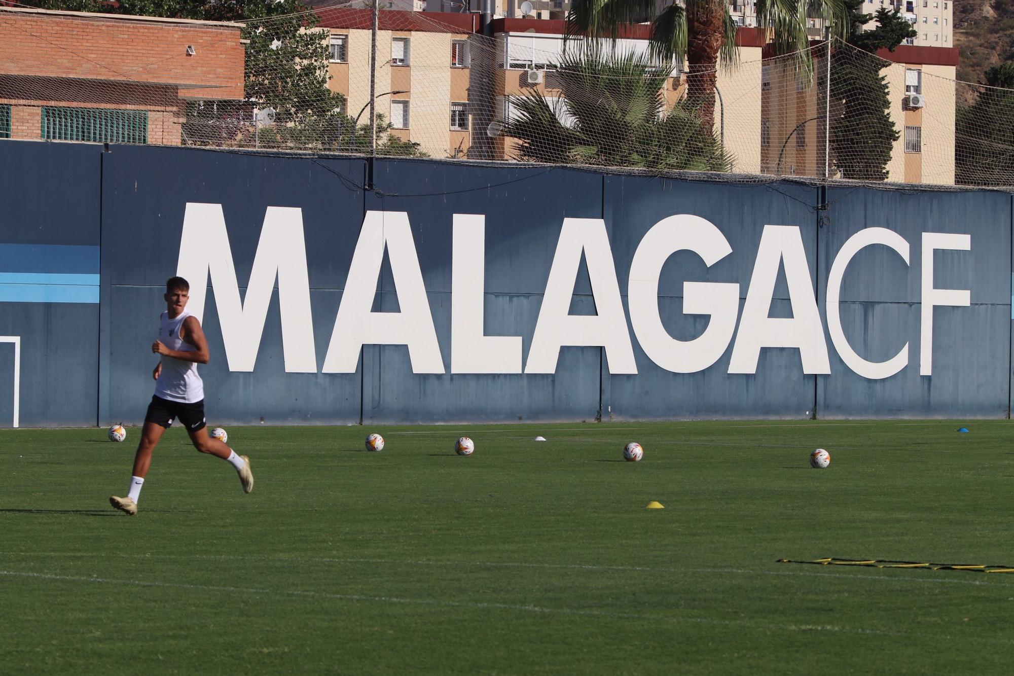 Primer entrenamiento del Málaga CF