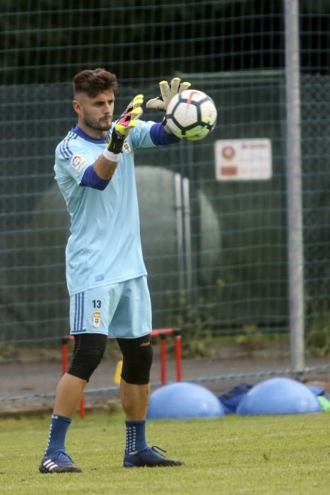 Entrenamiento del Real Oviedo, viernes