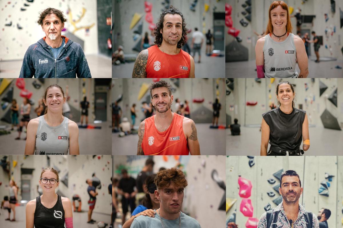 De izquierda a derecha y de arriba a abajo: Iván Germán, Iván Muñoz, María Cabezas, Andrea Sánchez, Toni Curiel, Ana Gómez, Conchi Aguilar, Guillermo Pelegrín y Javier Aguilar.