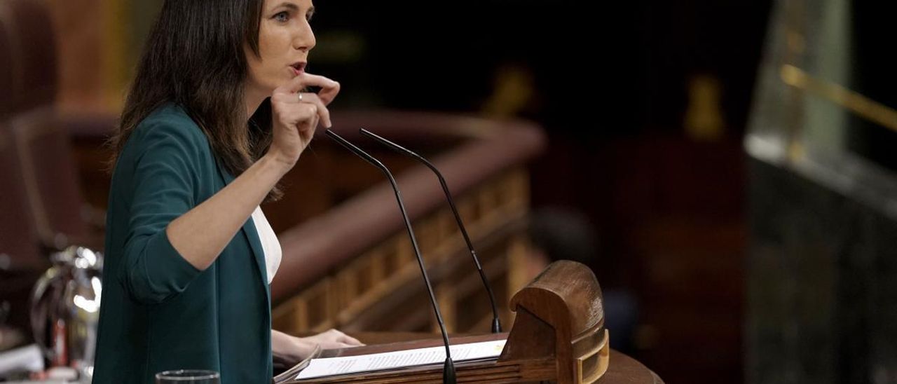 Ione Belarra en el Congreso.