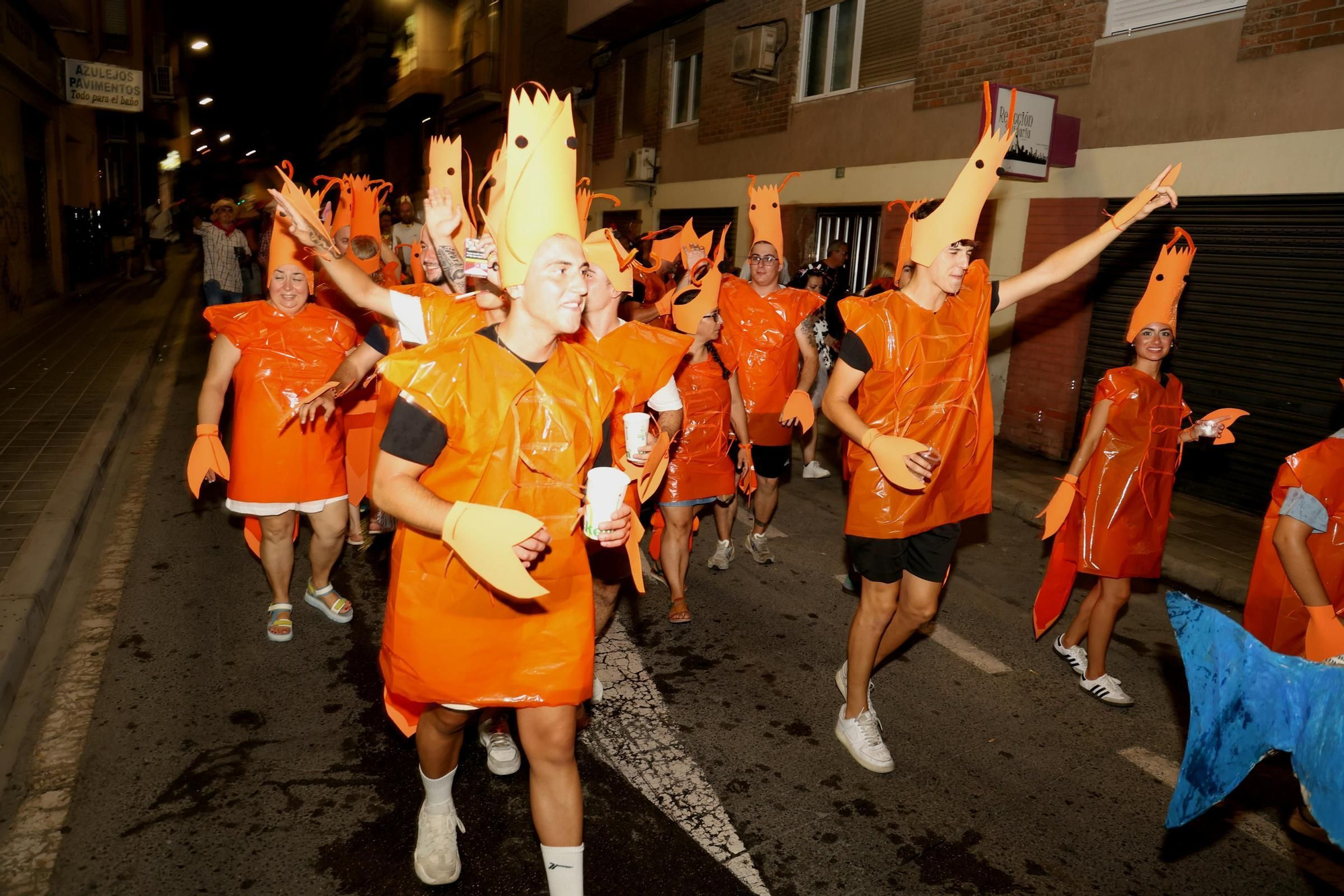 La divertida Retreta de los Moros y Cristianos de San Blas en Alicante