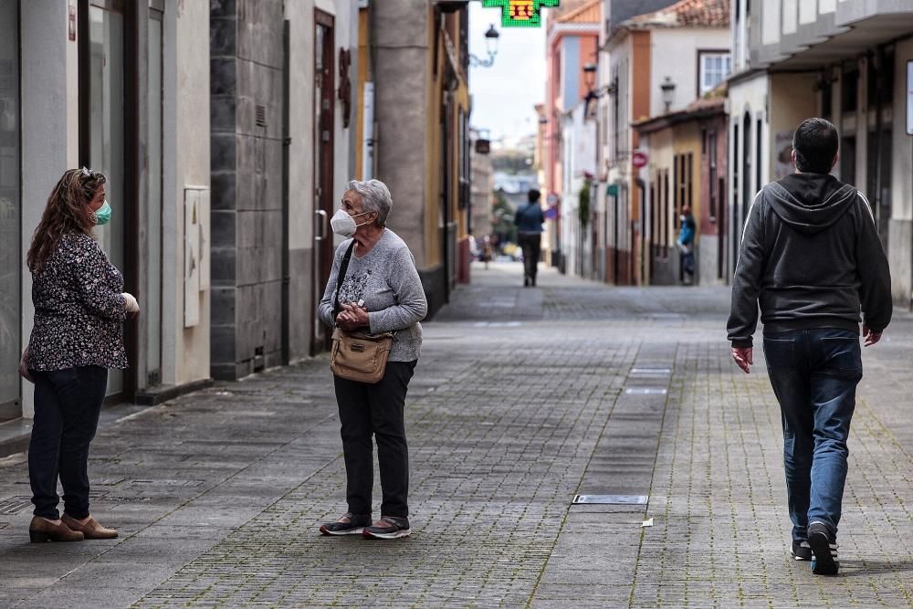 Paseo por La Laguna durante la desescalada.