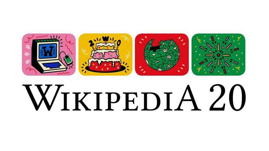 Wikipedia celebra su 20º aniversario.