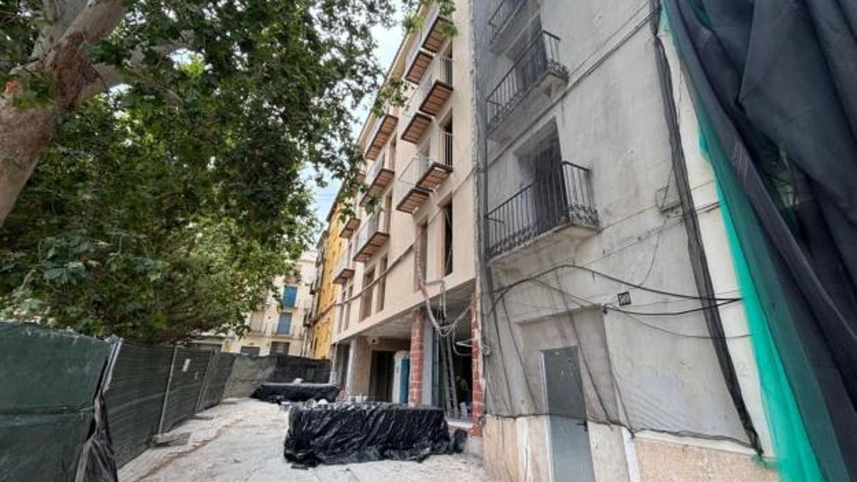 Construcción de viviendas en El Partidor.