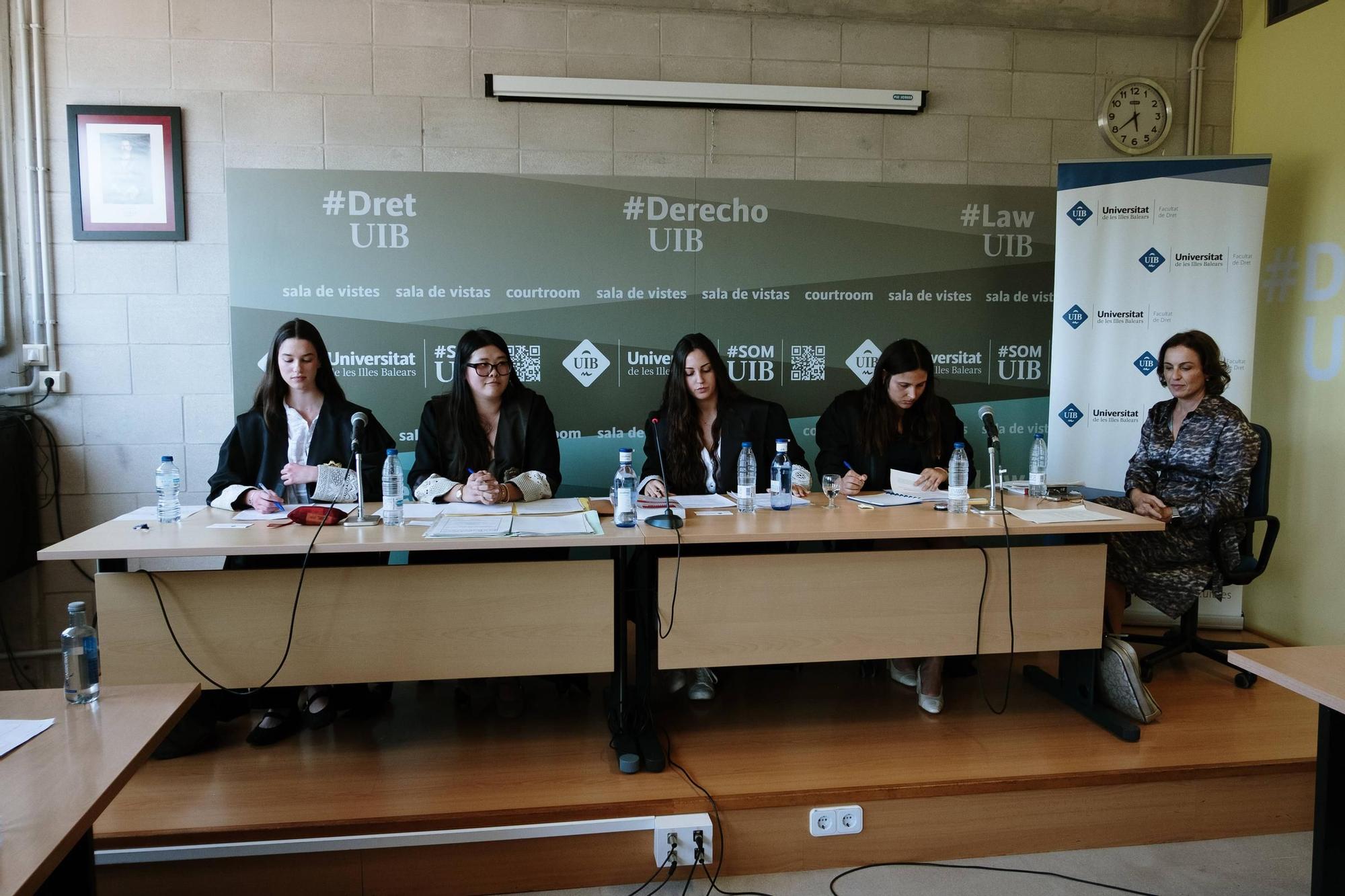 Así ha sido el primer juicio simulado de la UIB