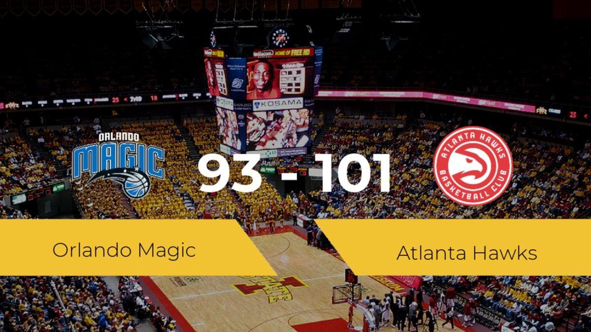 Atlanta Hawks logra ganar a Orlando Magic en el Amway Center (93-101)