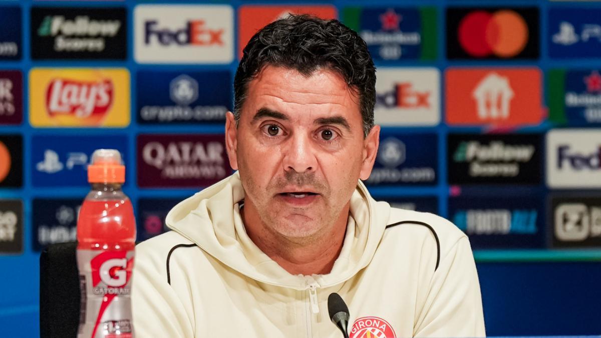 Míchel, técnico del Girona