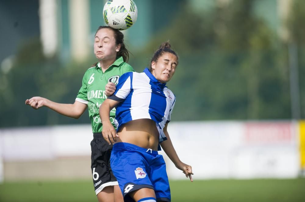 El Dépor femenino empata ante el Oviedo Moderno