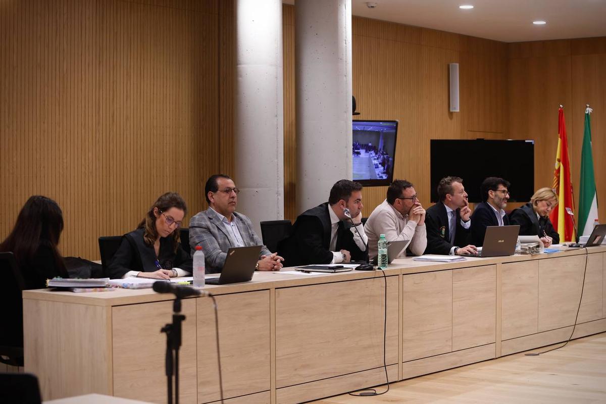 Imagen de la segunda sesión del juicio a Jesús León, este martes.