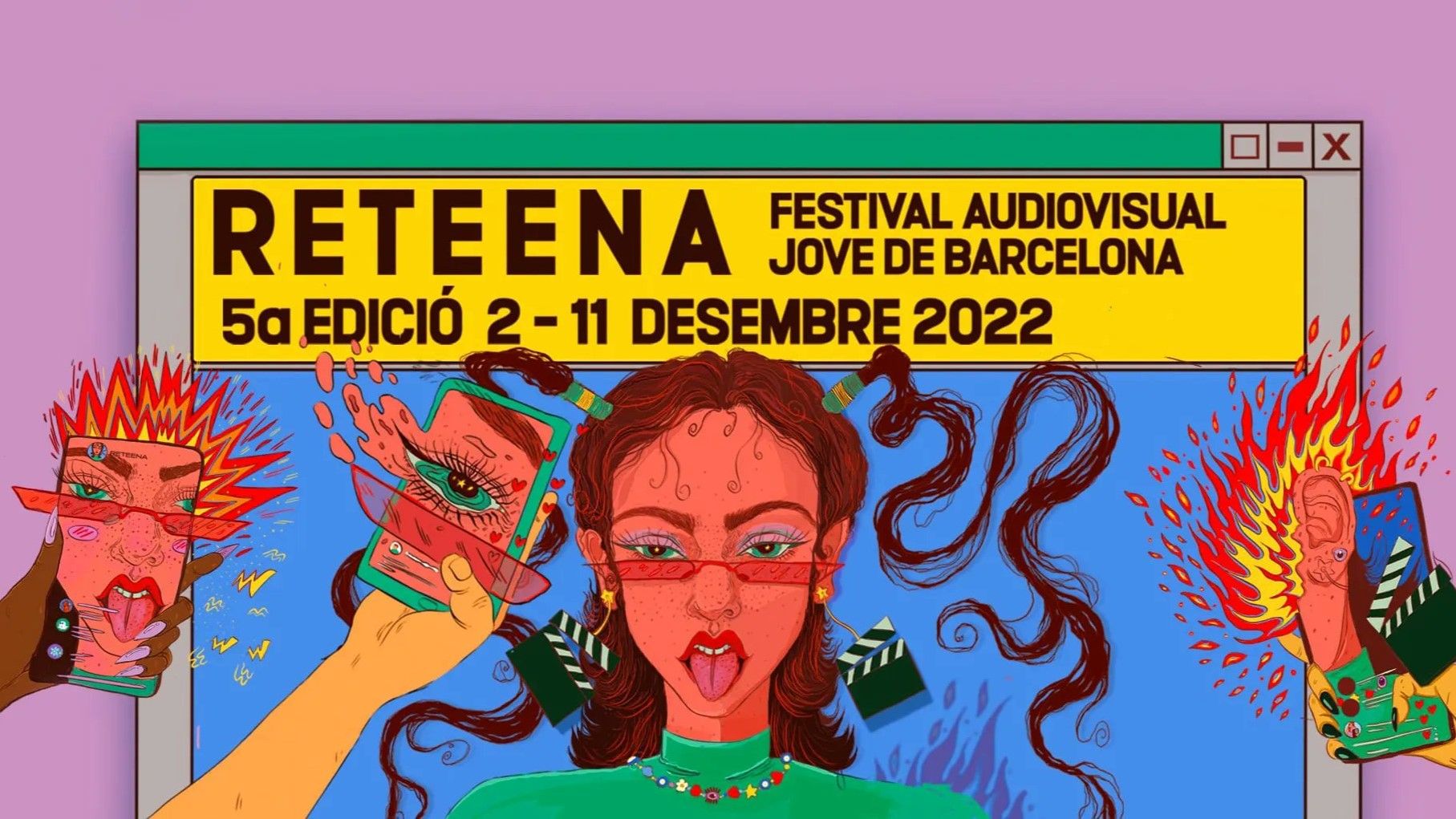 Detalle del cartel de la quinta edición del festival RETEENA