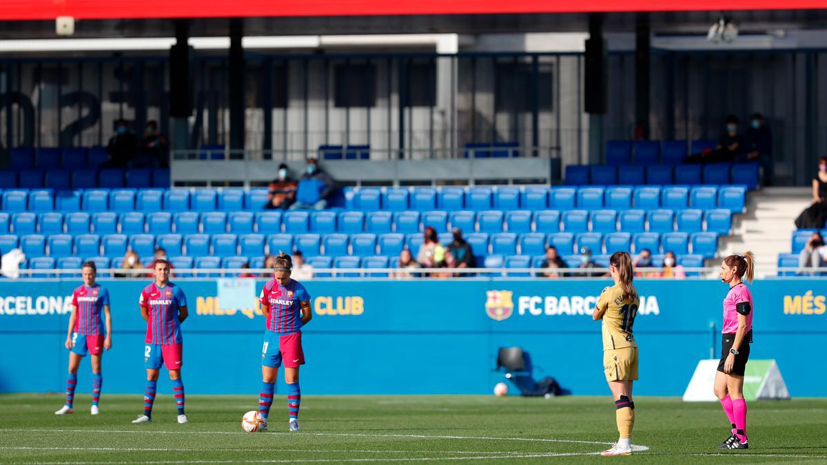 Parón de 30 segundos en el Barça-Levante