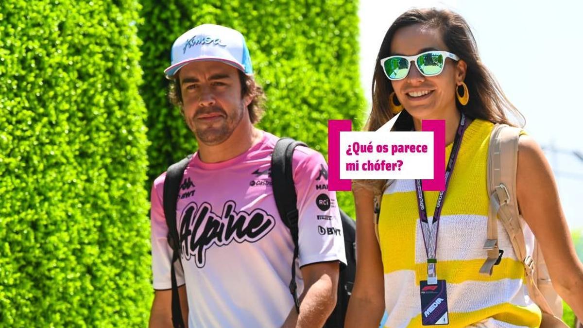 Fernando Alonso y su chica, la periodista austriaca Andrea Schlager