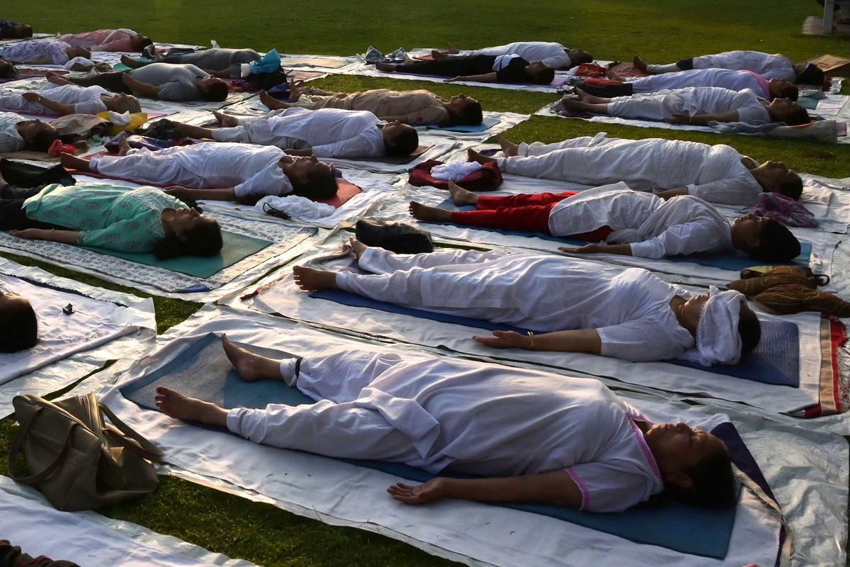 Día Internacional del Yoga en la India