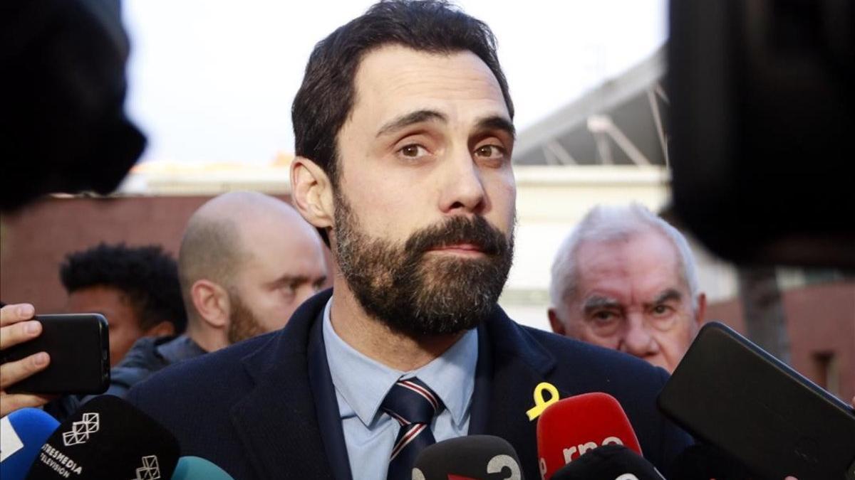 El presidente del Parlament, Roger Torrent.