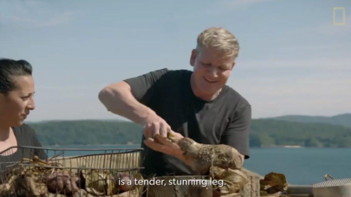 Gordon Ramsay, en el vídeo de promoción del programa 'Fuera de carta' de National Geographic.