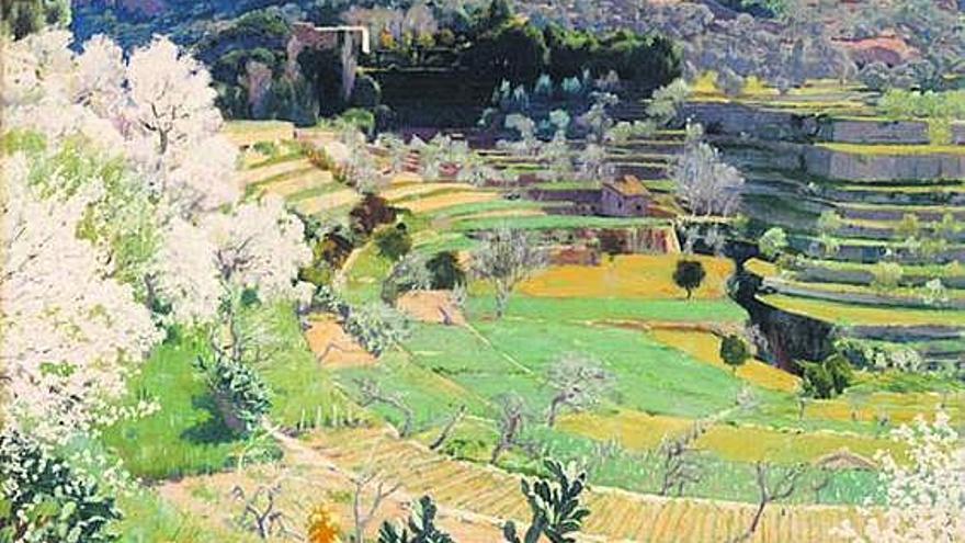 «Paisaje de primavera», de Santiago Rusiñol.