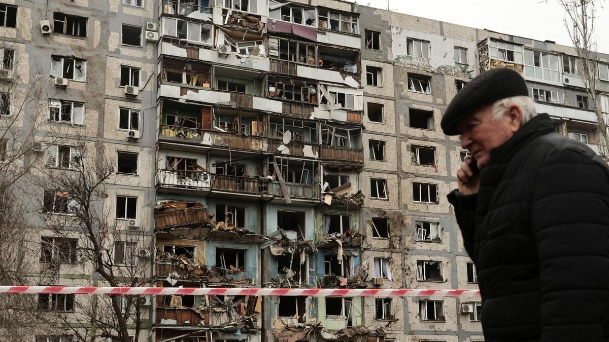 Rusia lanza un ataque masivo con misiles y drones contra numerosas regiones de Ucrania, en abril de 2025.