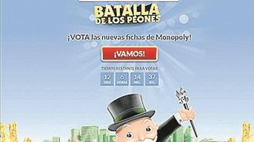 Vota cómo serán las próximas fichas del popular Monopoly