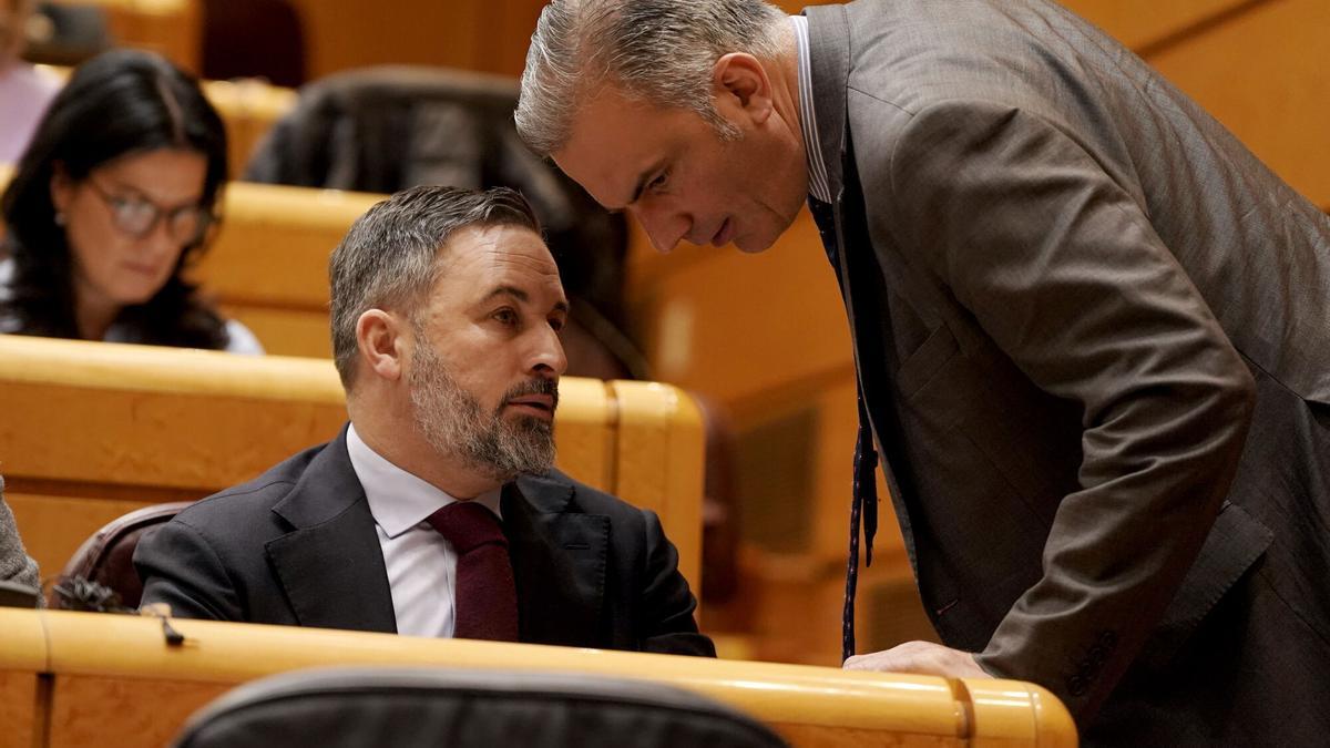 Abascal y Ortega Smith, una ruptura política, personal y casi familiar