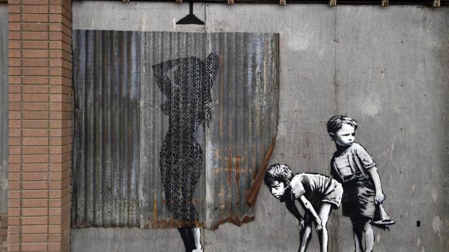 Banksy llena en el estreno de Dismaland