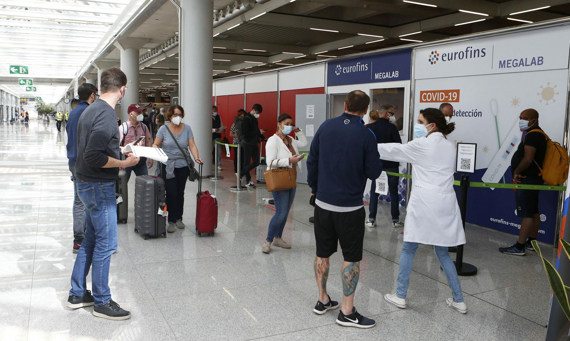 Aterrizan 102 aviones en el aeropuerto de Palma, 54 de ellos procedentes de Alemania