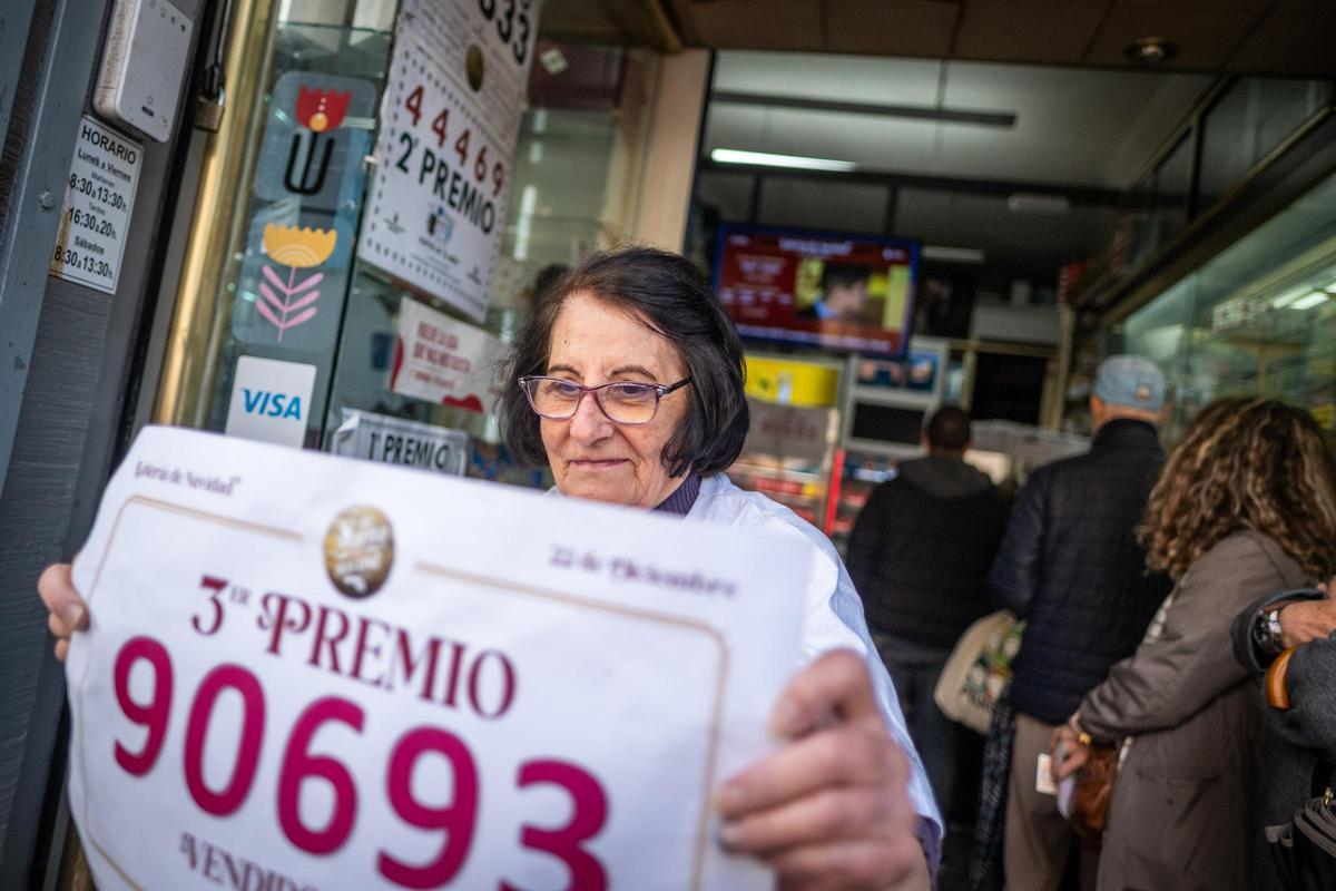 La zona metropolitana de Tenerife se lleva un pellizco en la Lotería de Navidad