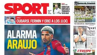 Alarma Araujo o la rival de España en la Euro, en las portadas del día